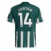 Maillot de foot Manchester United Christian Eriksen #14 Extérieur vêtements 2023-24 Manches Courtes